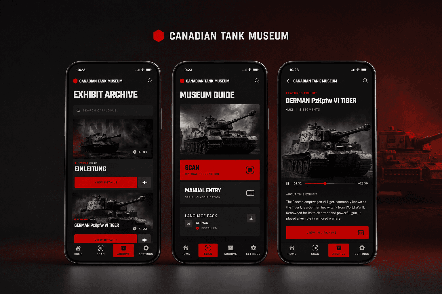 Canadian Tank Museum — AI-generated presentation based on Milan’s project references