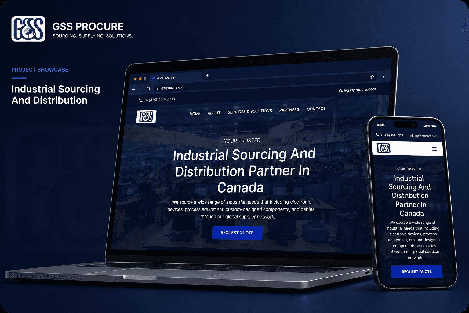 GSS Procure — AI-generated presentation based on Milan’s project references