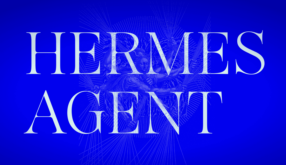 Hermes Agent — official brand artwork by Nous Research